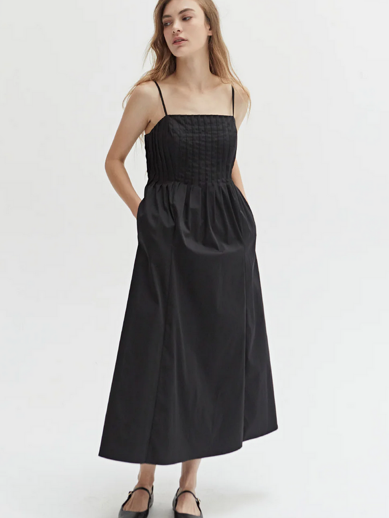 Crescent Pleat Ballet Midi