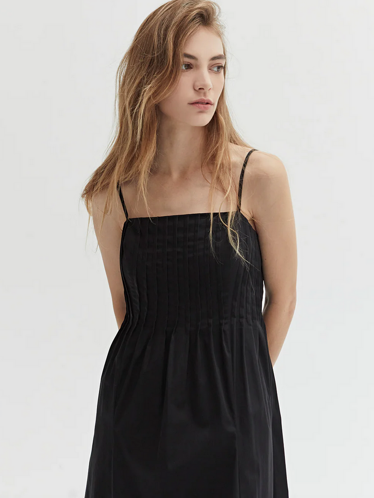 Crescent Pleat Ballet Midi