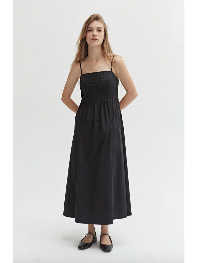 Crescent Pleat Ballet Midi