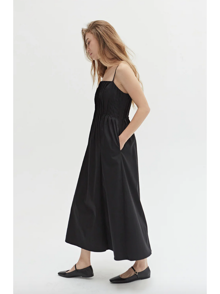 Crescent Pleat Ballet Midi