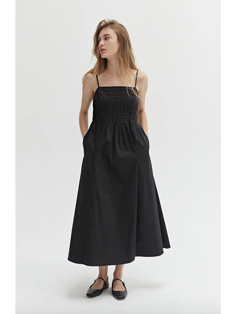 Crescent Pleat Ballet Midi