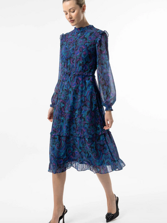 Angel Eyes Retro Peacock Midi