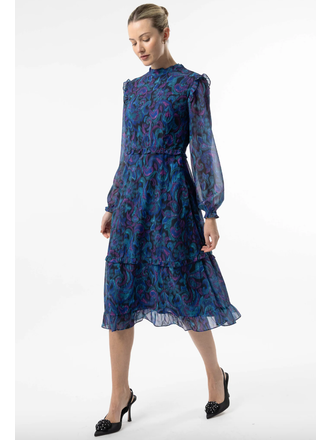 Angel Eyes Retro Peacock Midi