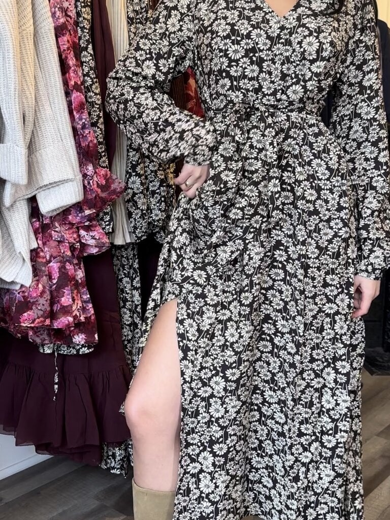 Korner Brown Daisy Midi