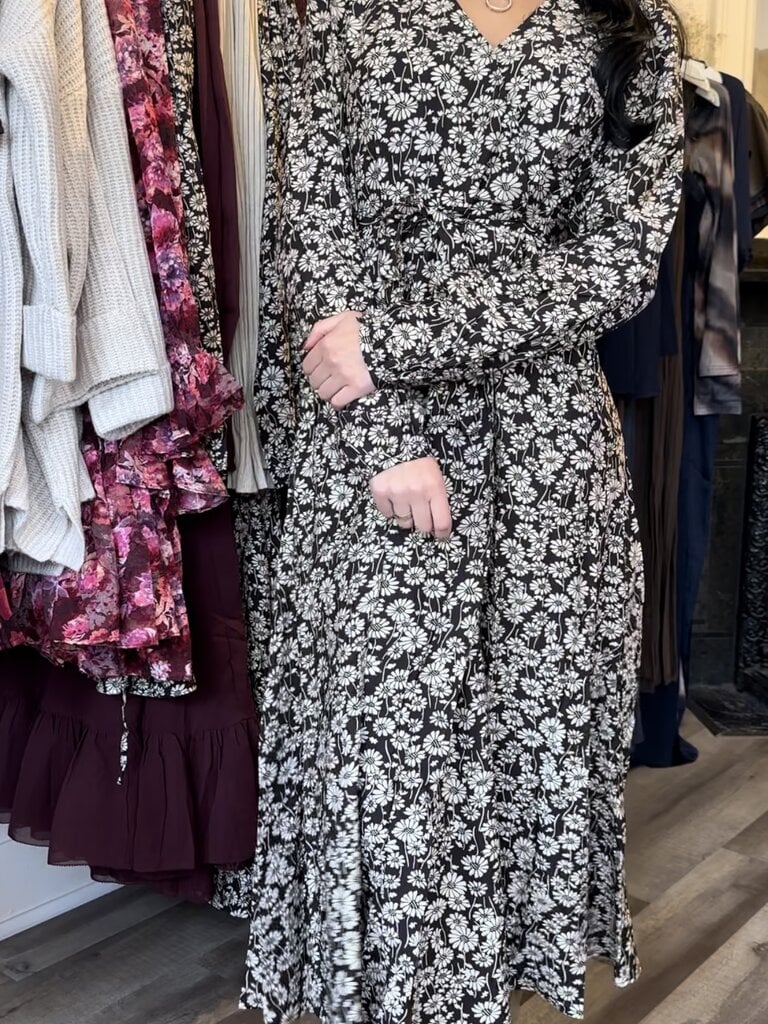 Korner Brown Daisy Midi