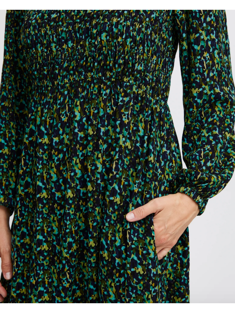 Fransa Abstract Green Midi