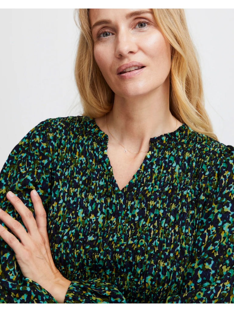 Fransa Abstract Green Midi