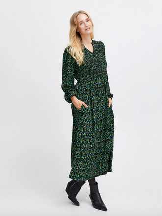 Fransa Abstract Green Midi