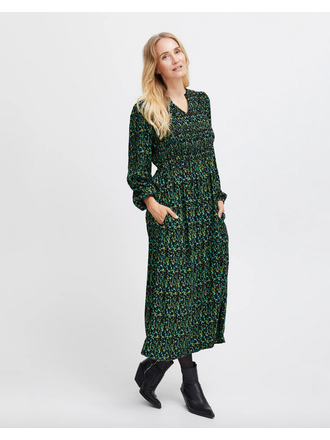 Fransa Abstract Green Midi