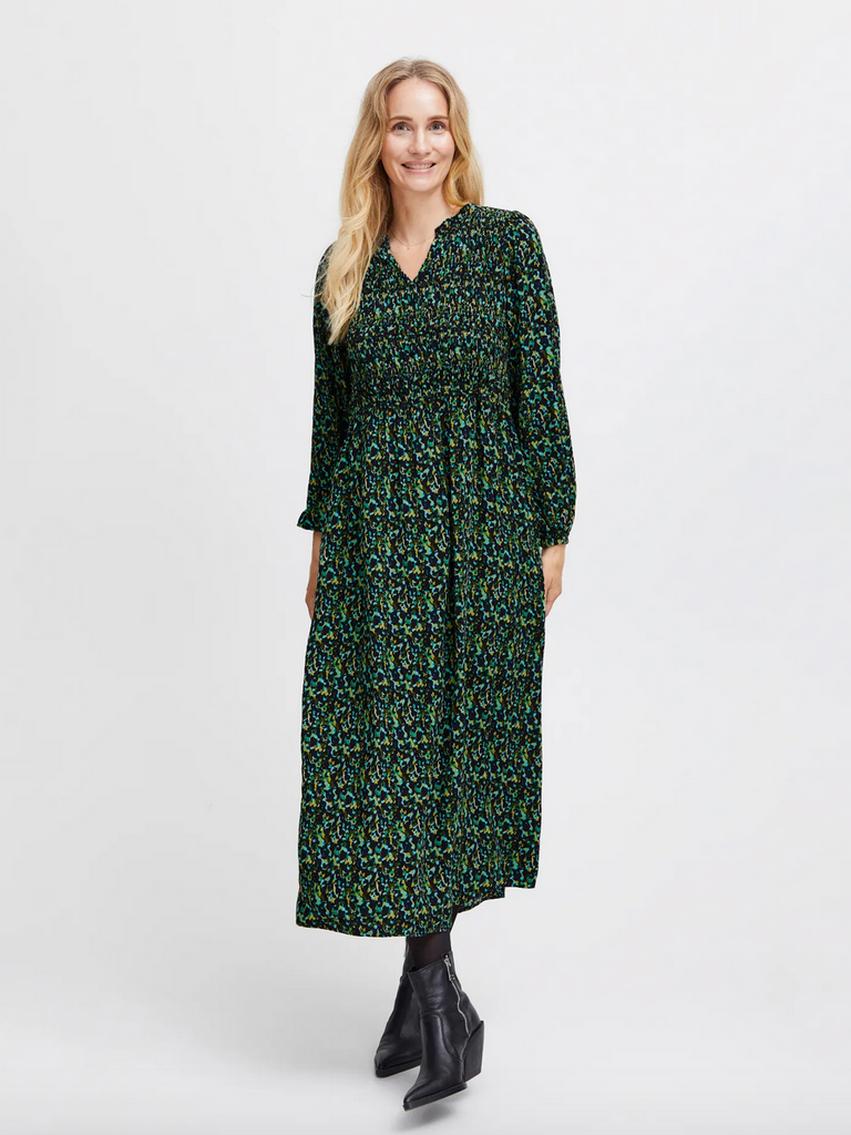 Fransa Abstract Green Midi