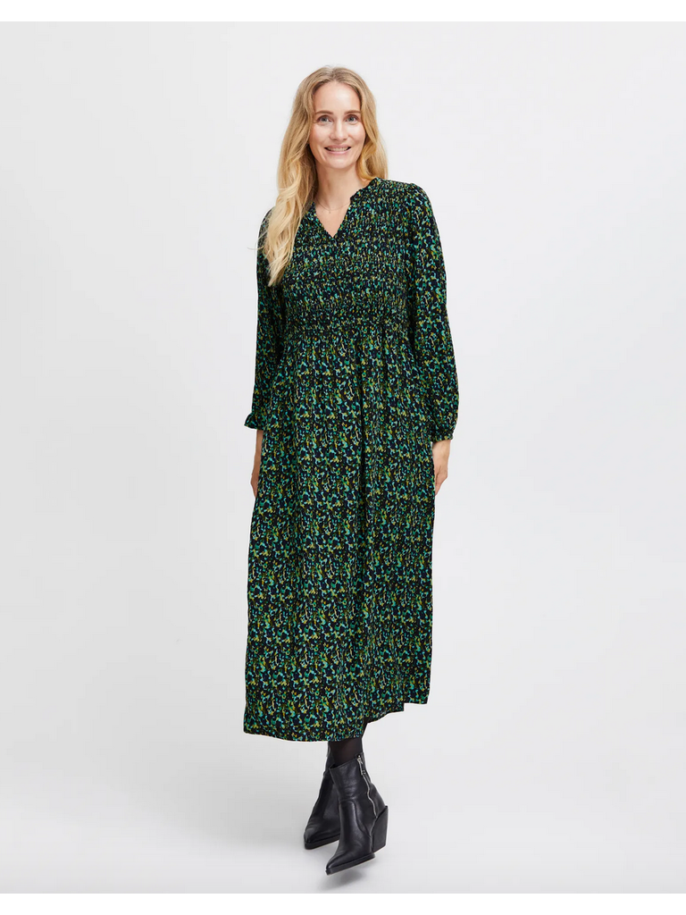 Fransa Abstract Green Midi