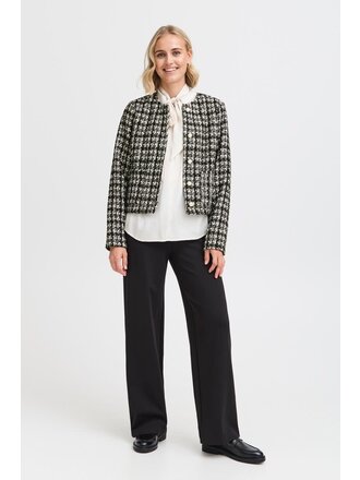 Fransa Pearly Button Jacket