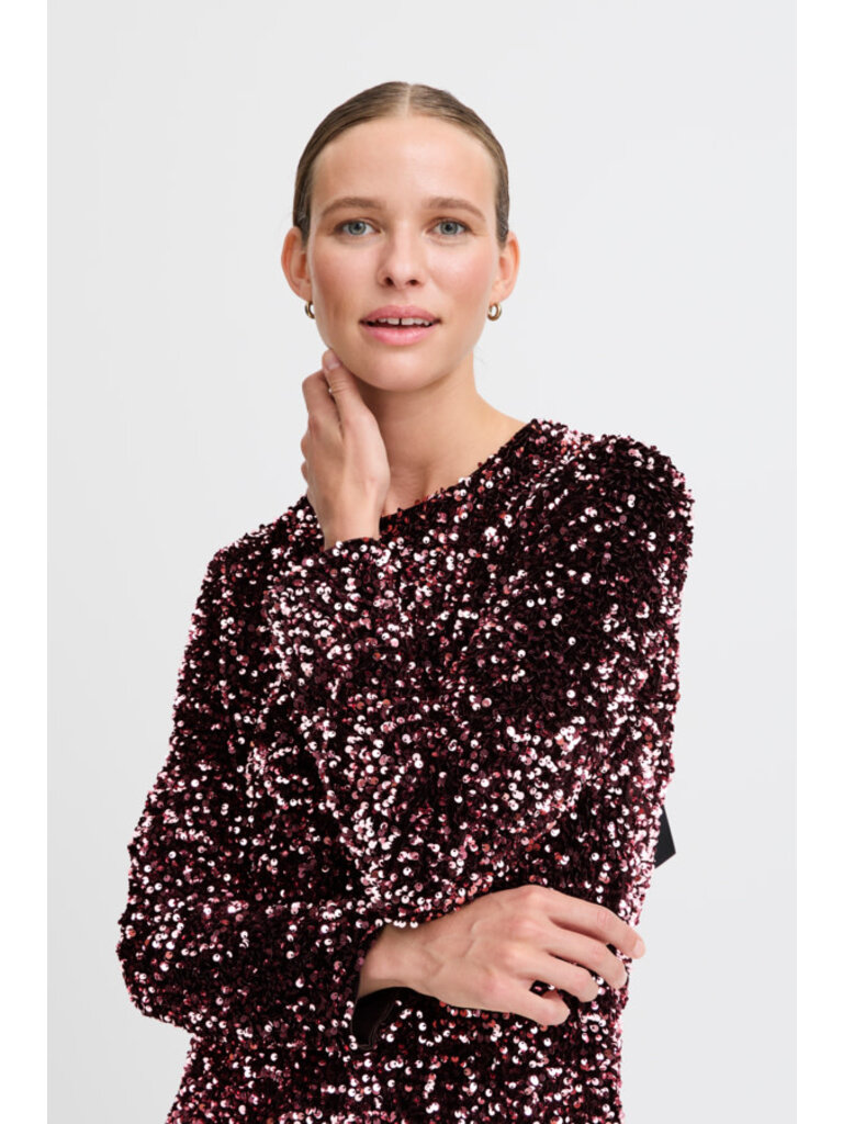 Purple dress sequin online