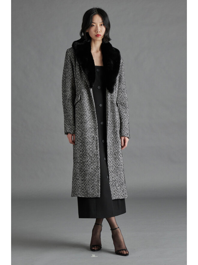 Steve madden ruffle trench coat deals