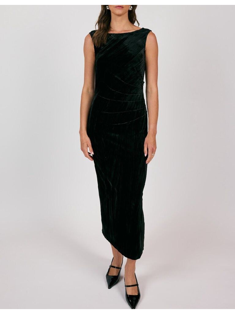 Sage The Label Cowl Velvet Midi