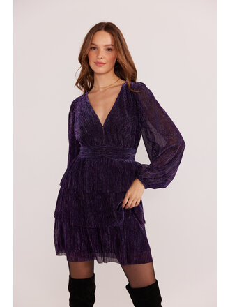 Mink Pink Purple Lurex Mini
