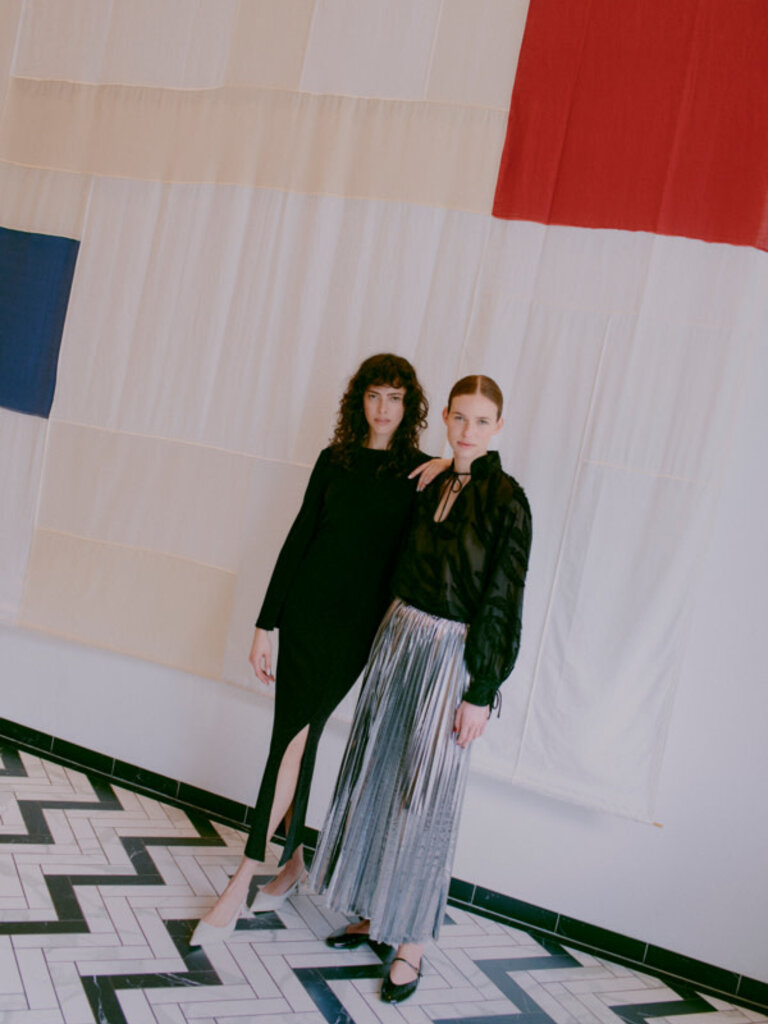 B. Young Black Glitz Midi