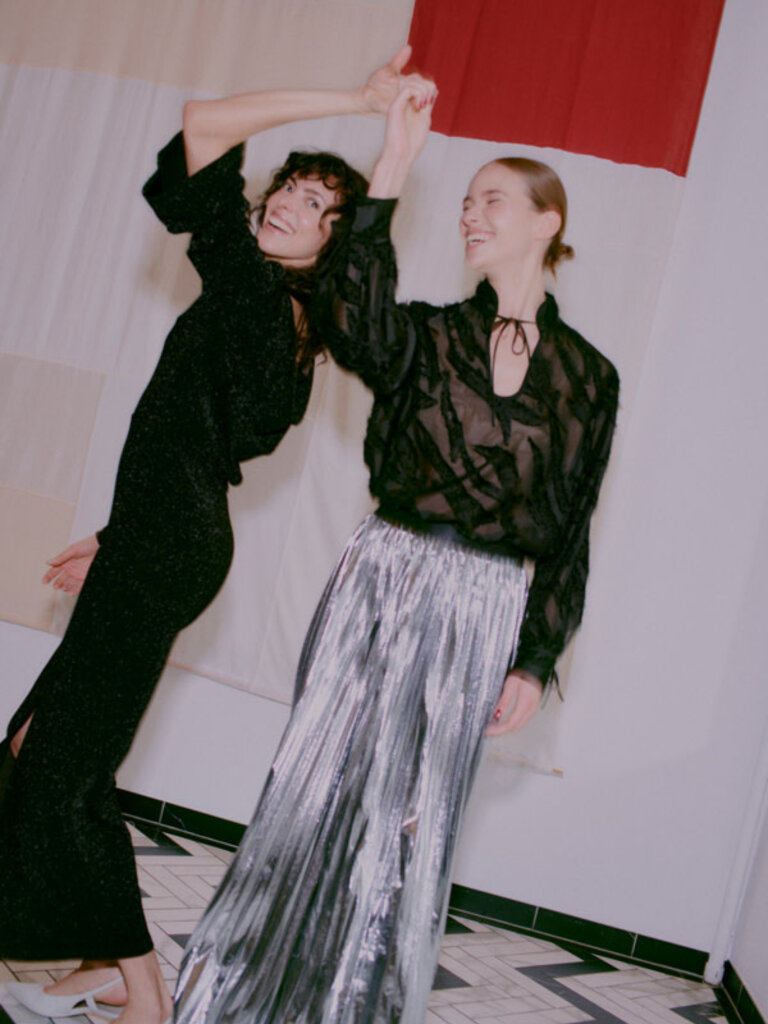 B. Young Black Glitz Midi