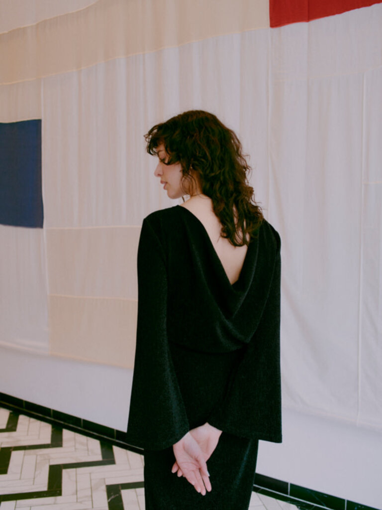 B. Young Black Glitz Midi