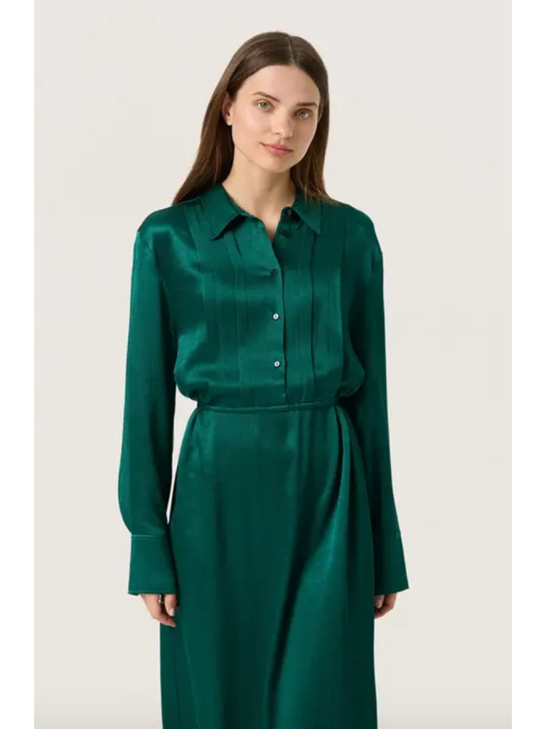 Soaked In Luxury Silky Emerald Midi