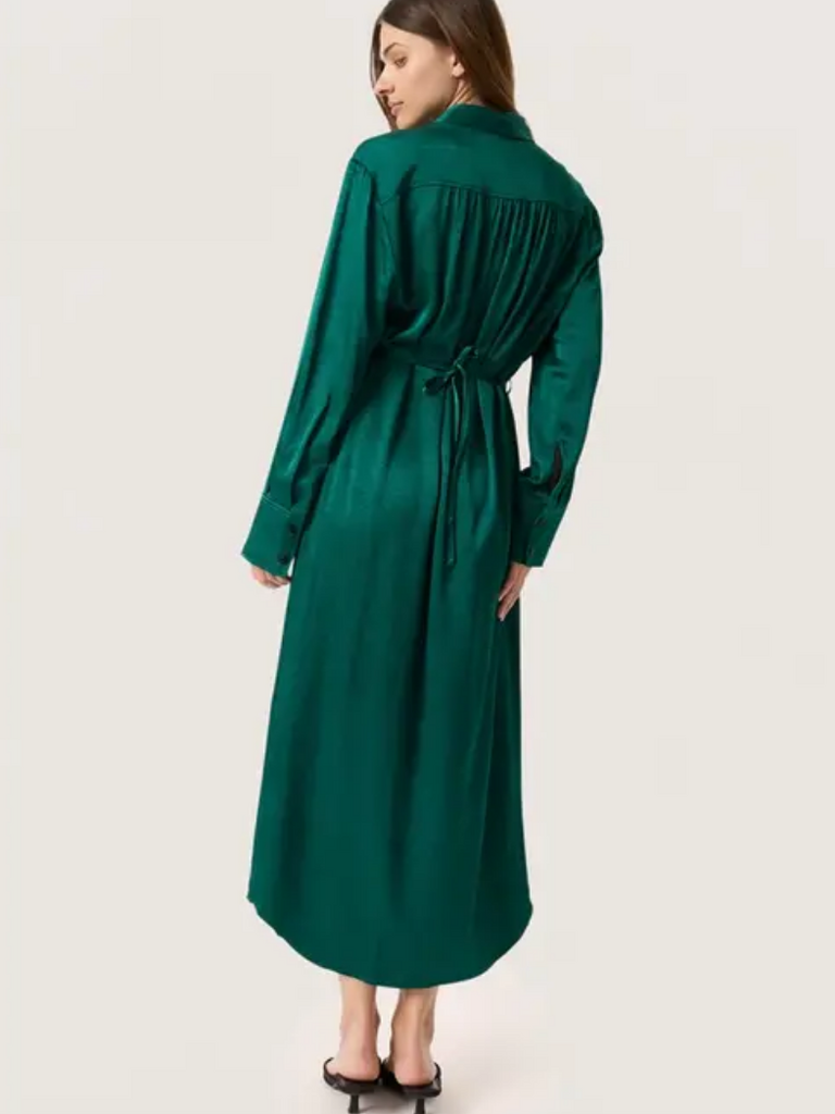 Soaked In Luxury Silky Emerald Midi