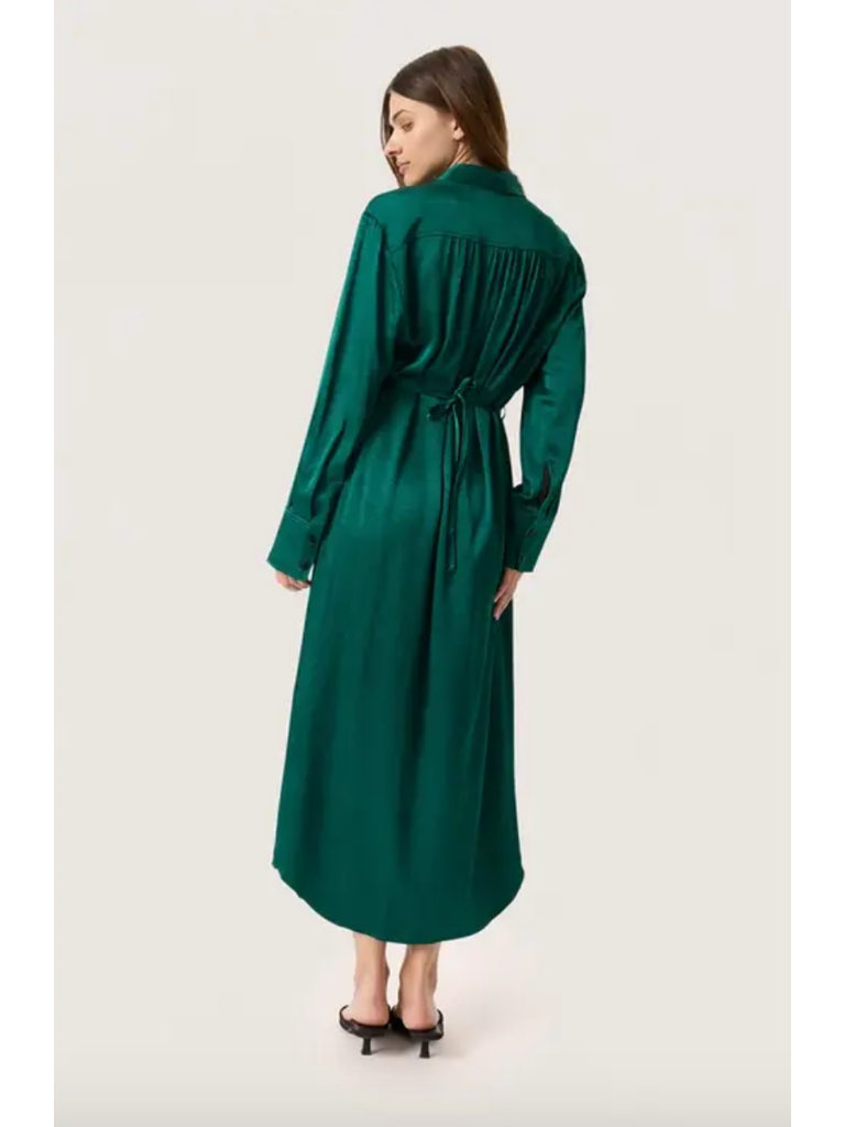 Soaked In Luxury Silky Emerald Midi