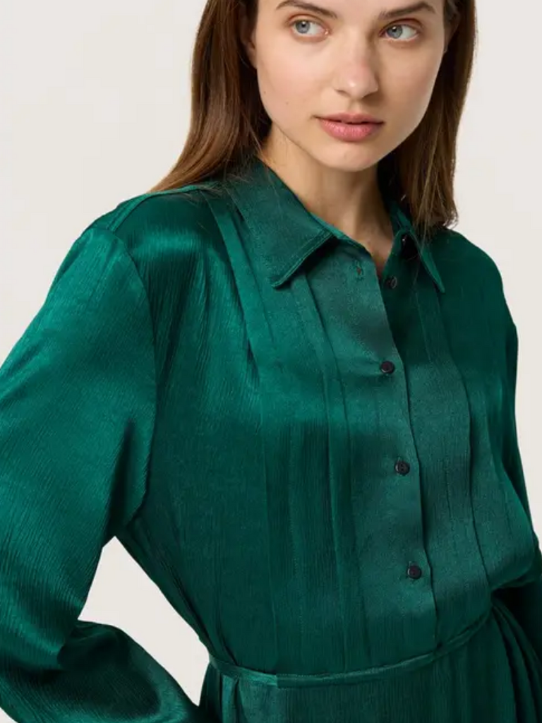 Soaked In Luxury Silky Emerald Midi