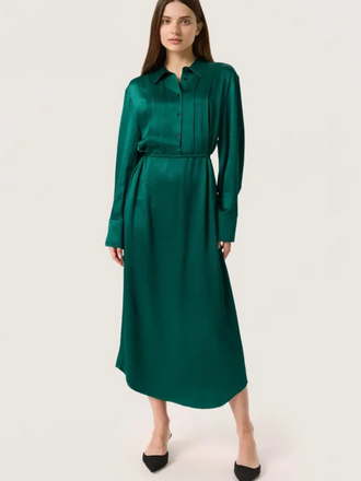 Soaked In Luxury Silky Emerald Midi