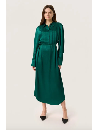 Soaked In Luxury Silky Emerald Midi