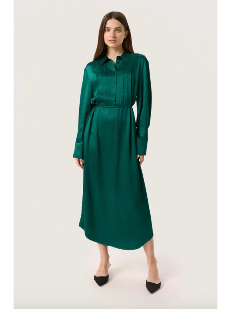 Soaked In Luxury Silky Emerald Midi