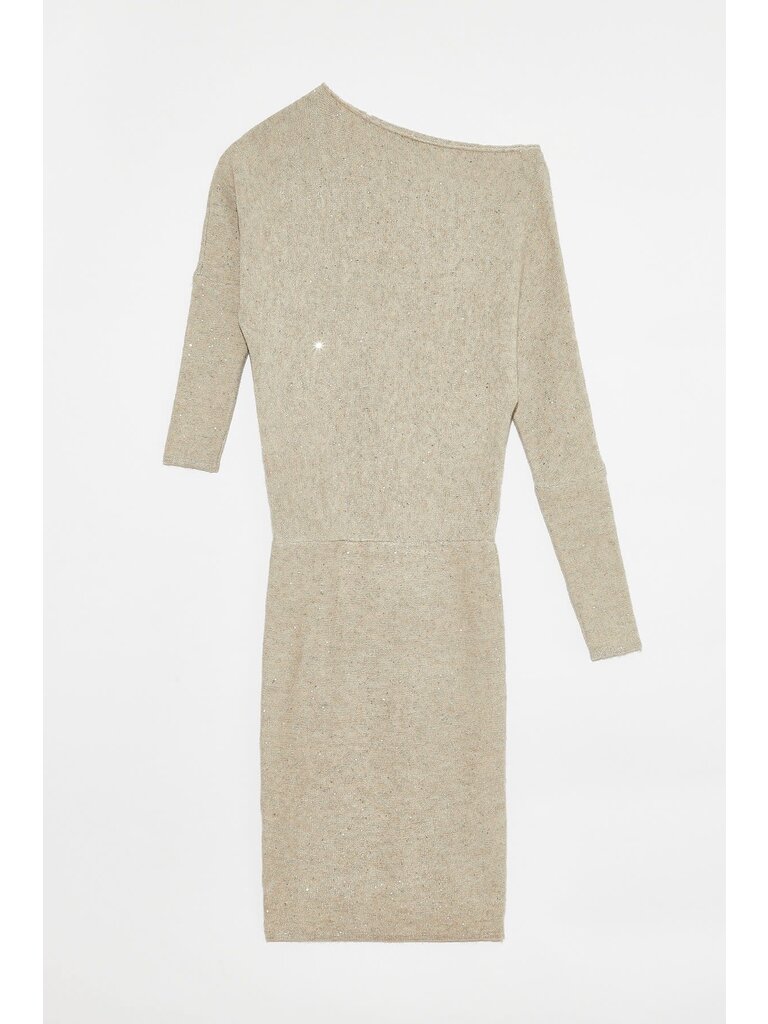 Deluc Sparkle Grey Knit Midi