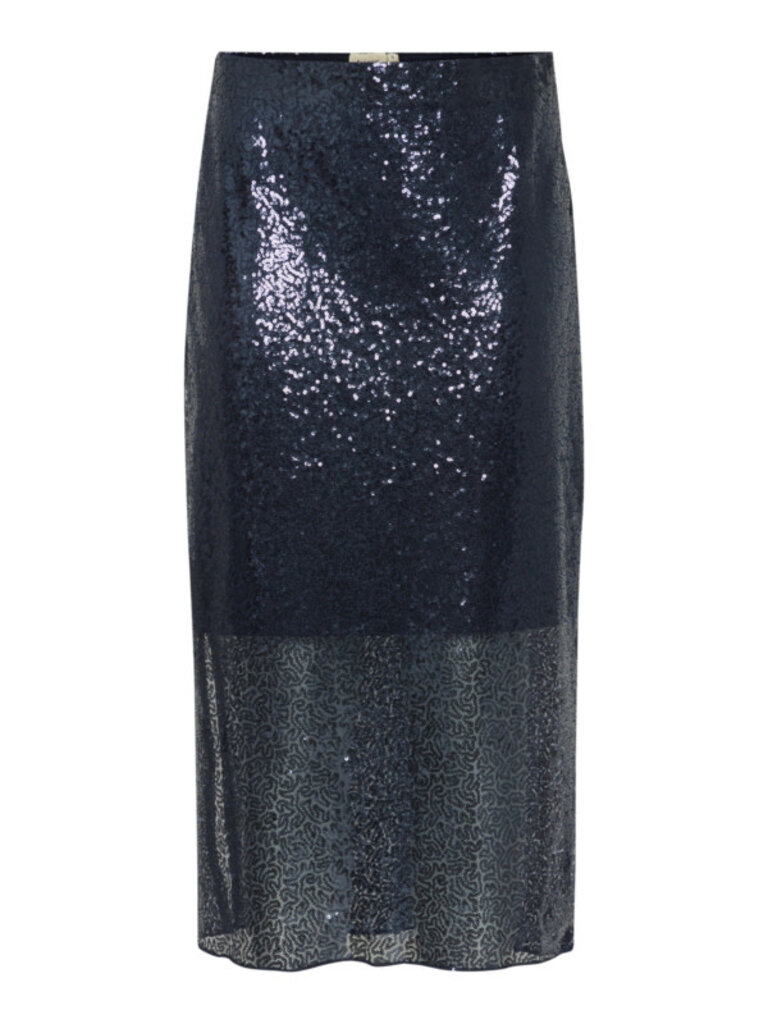 B. Young Navy Sequin Skirt