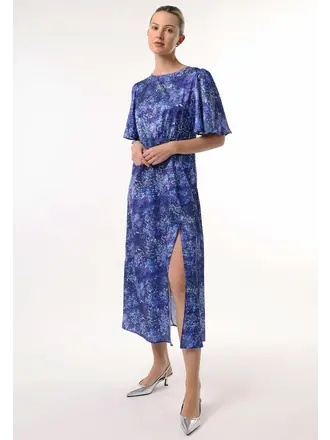 Angel Eyes Purple Speckle Midi