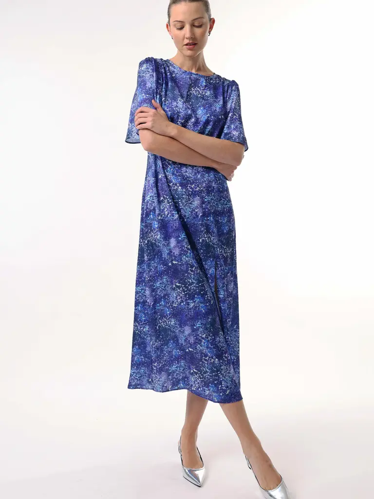 Angel Eyes Purple Speckle Midi