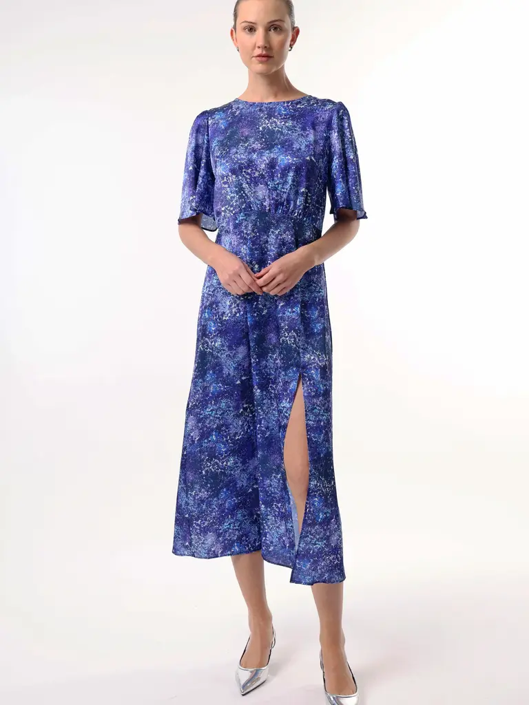 Angel Eyes Purple Speckle Midi