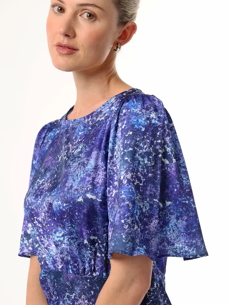 Angel Eyes Purple Speckle Midi