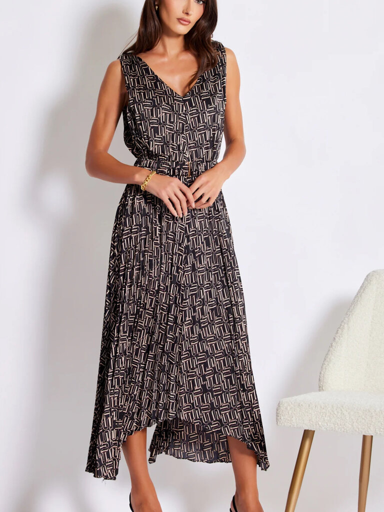 Bishop & Young Pattern Pleat Dress