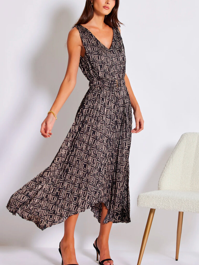 Bishop & Young Pattern Pleat Dress
