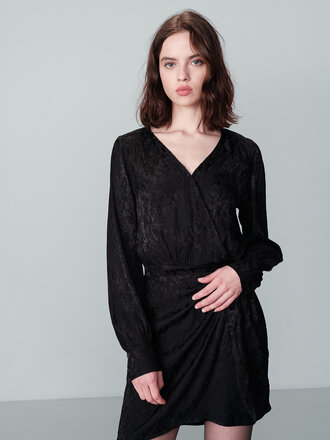 Grace & Mila Black Textured Mini