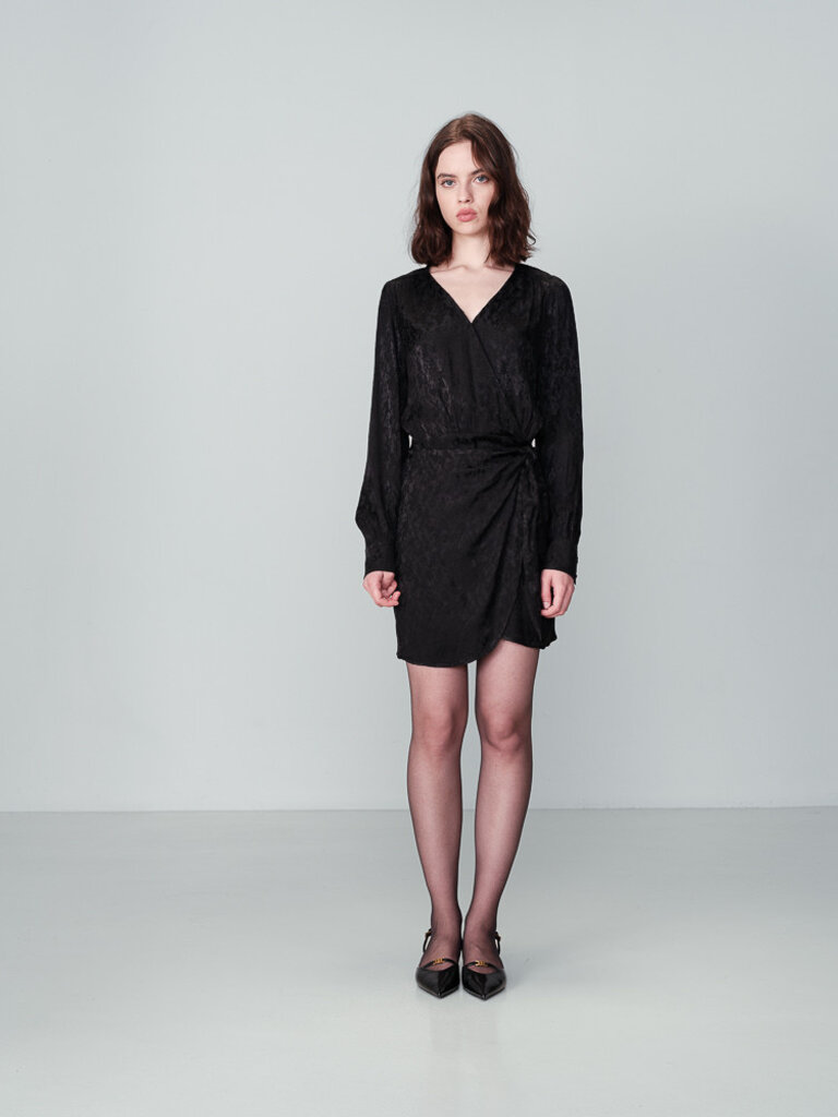 Grace & Mila Black Textured Mini