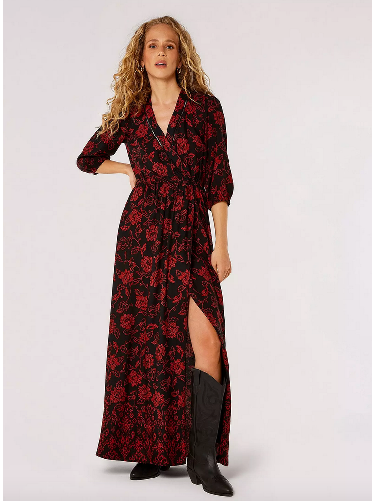 Apricot Deep Red Maxi