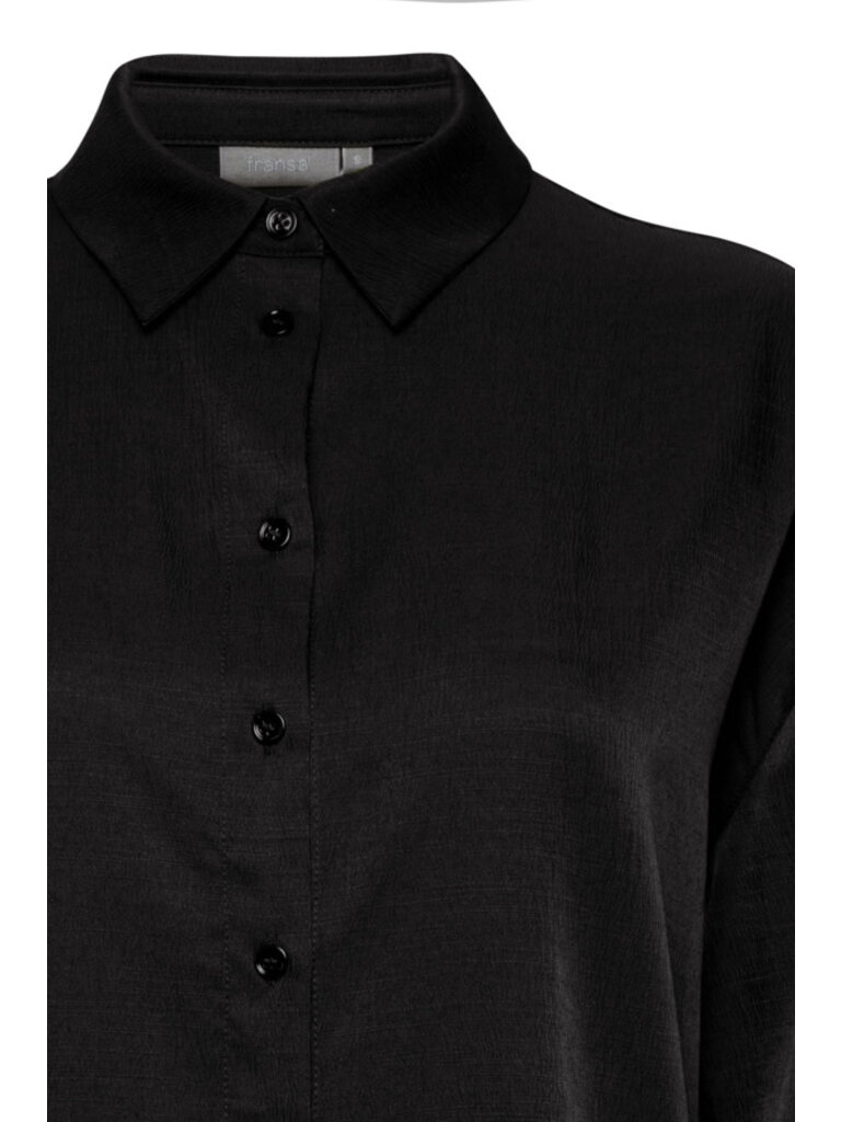 Fransa Silky Button Up Tunic