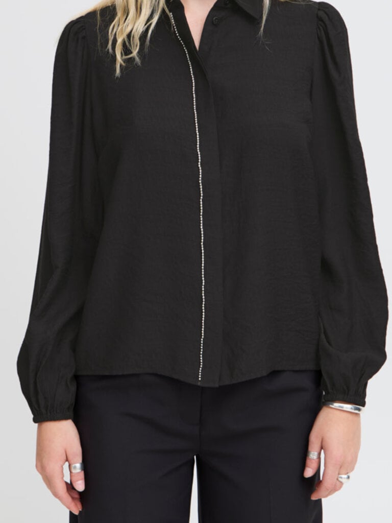 ICHI Rhinestone Blouse