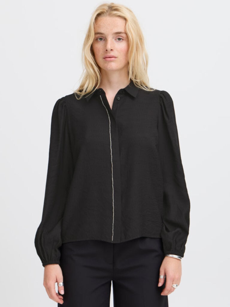 ICHI Rhinestone Blouse