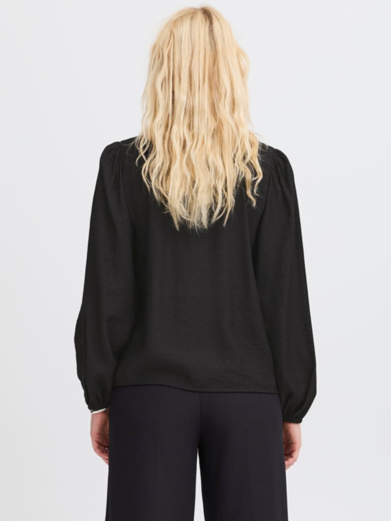 ICHI Rhinestone Blouse