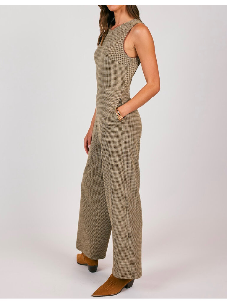 Sage The Label Checked Jumpsuit