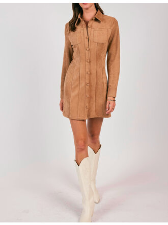 Sage The Label Taupe Button Mini