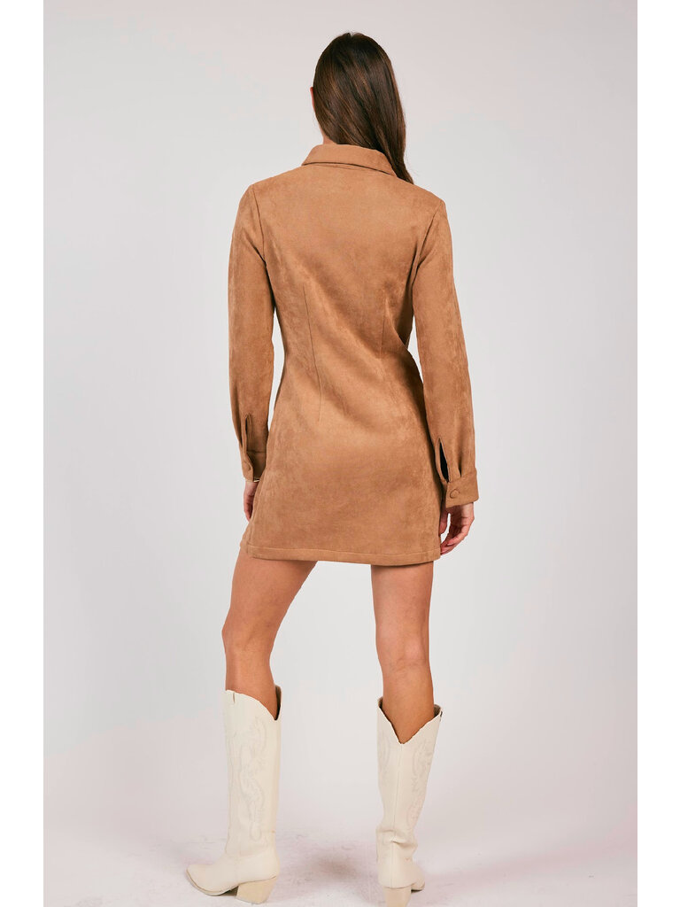 Sage The Label Taupe Button Mini