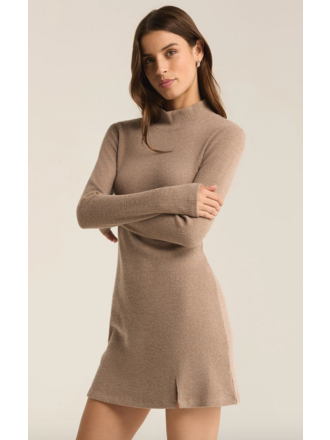 Z Supply Ribbed Taupe Mini