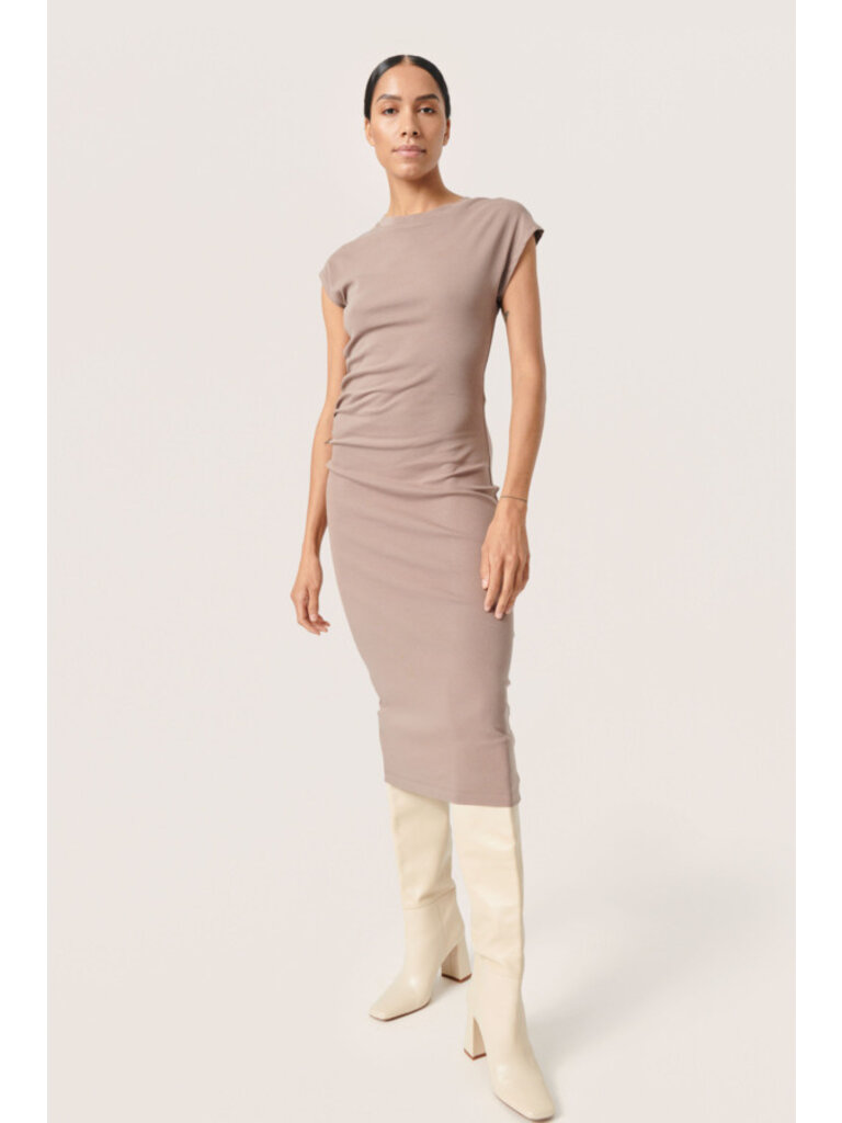 Soaked In Luxury Basic Taupe Midi